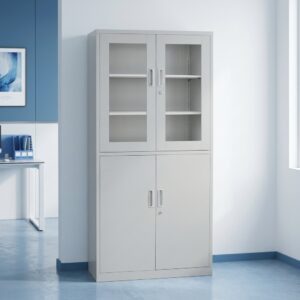 Glass office cabinet
